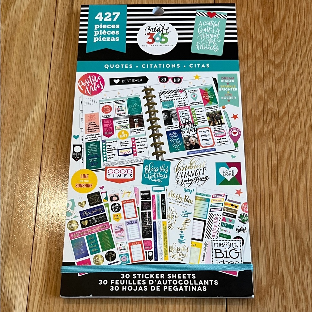 The Happy Planner Quotes Stickers